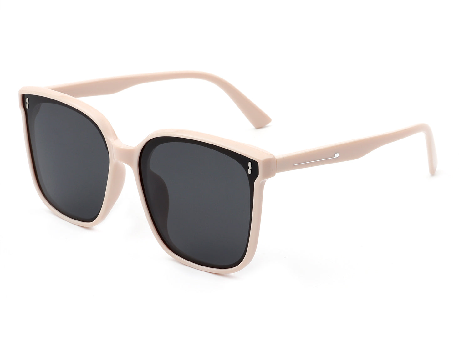 Zona - Square Oversize Retro Flat Top Women Fashion Sunglasses