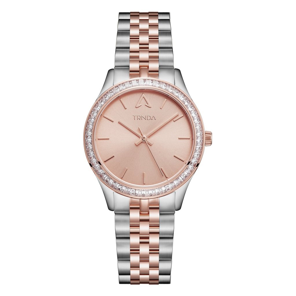 Trnda Women's Stainless Steel Watch, Rose Gold Dial | Tr32mm