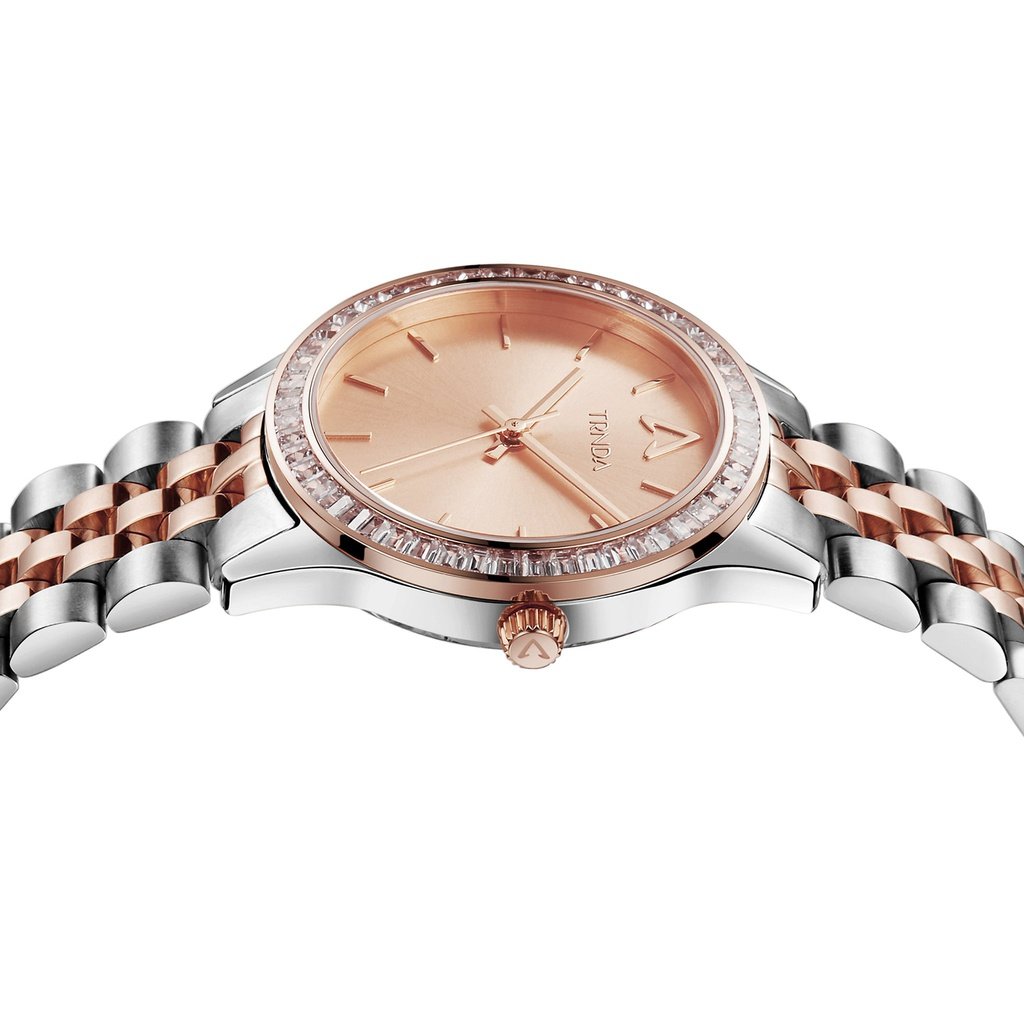 Trnda Women's Stainless Steel Watch, Rose Gold Dial | Tr32mm